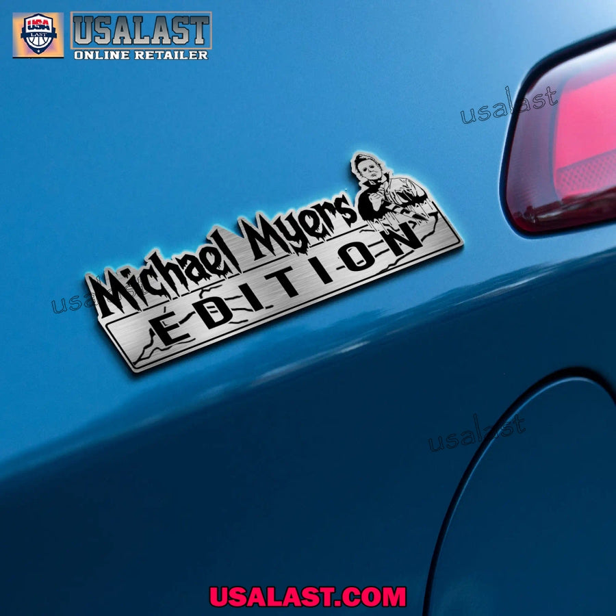 Michael Myers Halloween Custom 3D Car Badge Sticker