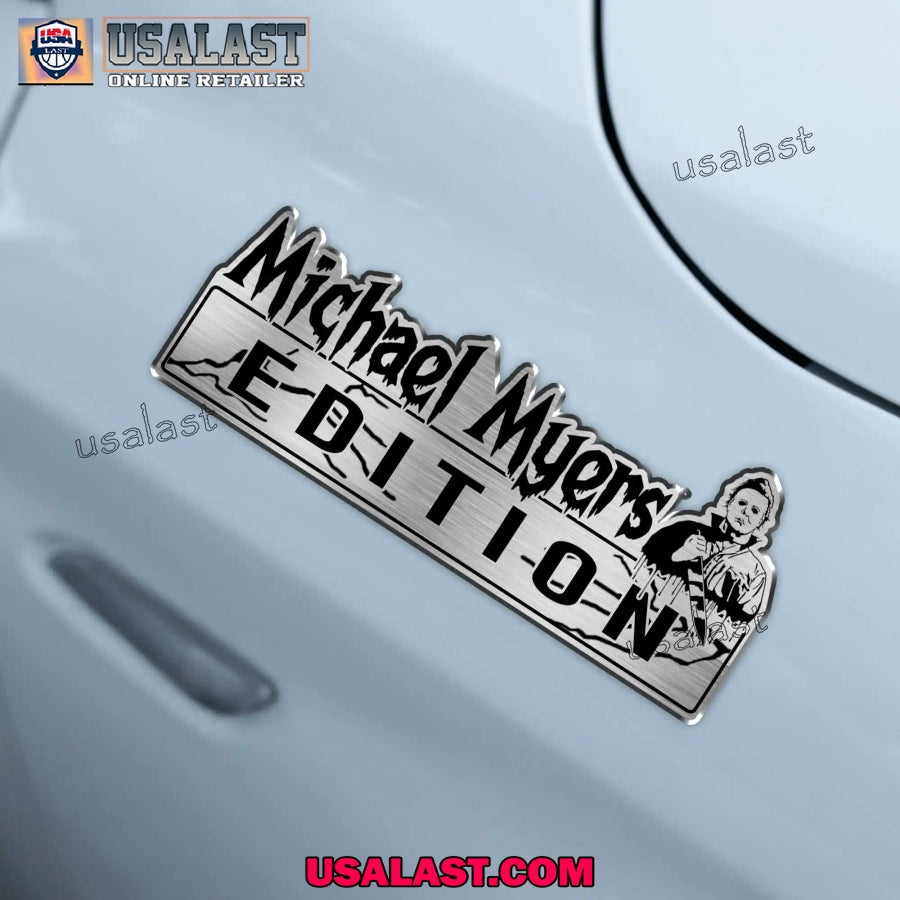 Michael Myers Halloween Custom 3D Car Badge Sticker