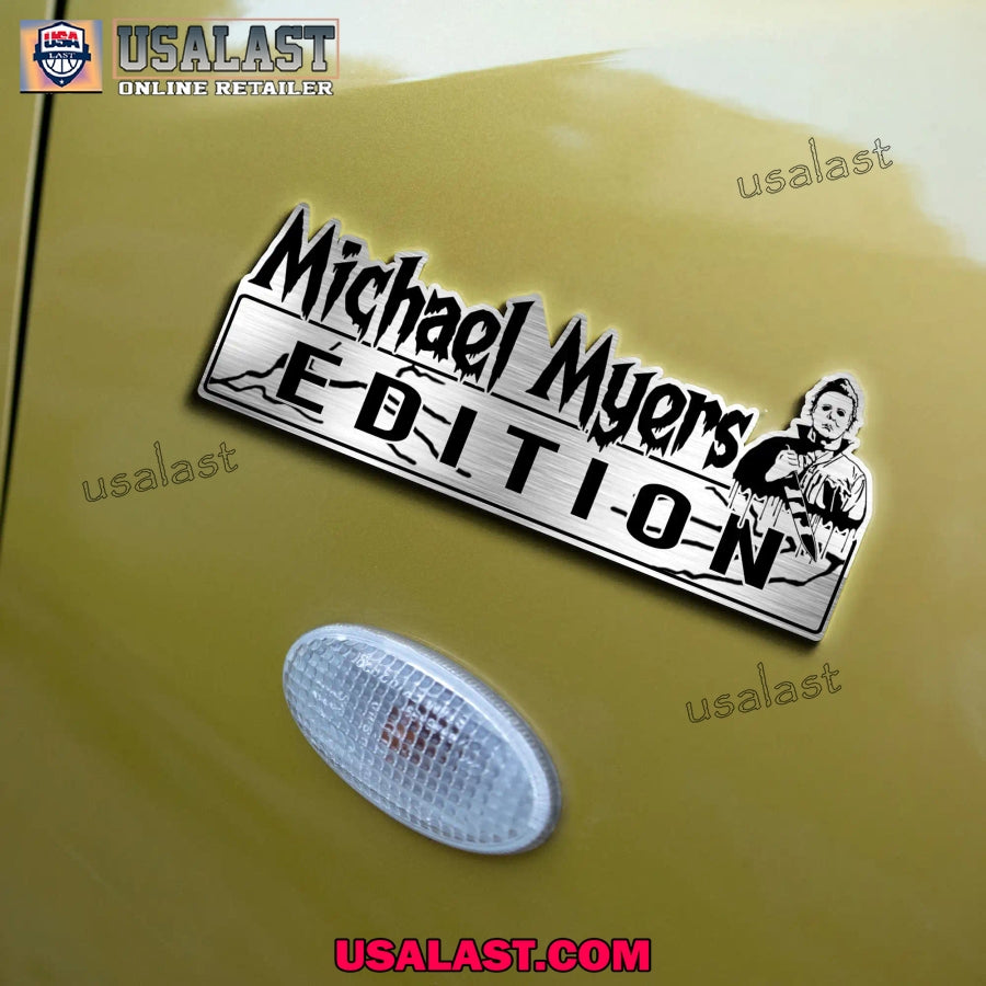 Michael Myers Halloween Custom 3D Car Badge Sticker