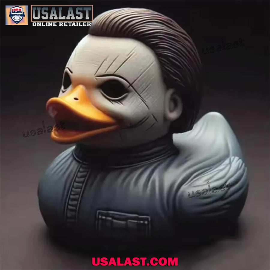 Michael Myers Halloween Horror Duck Resin Ornament