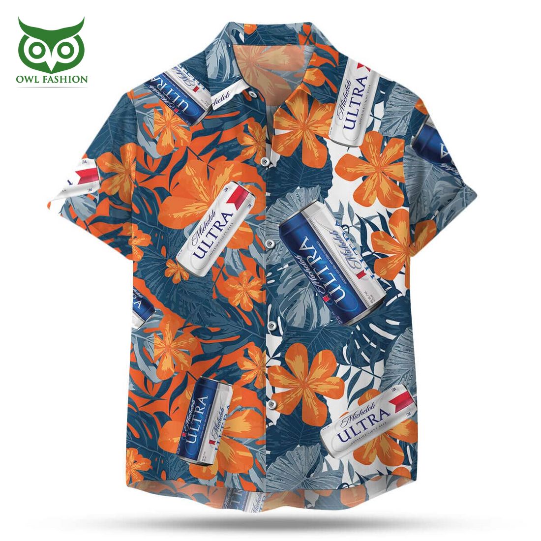 Michelob Ultra Beer Beach Lovers Gift Hawaiian Shirt