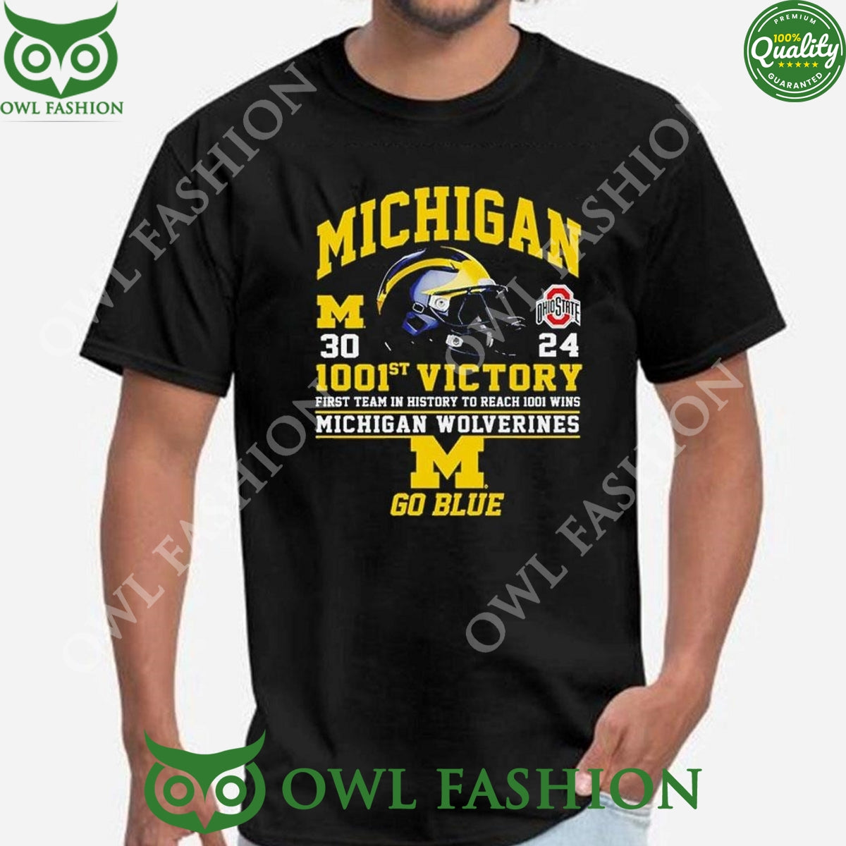 Michigan Wolverines 1001st Victory First Team In History To Reach 1001 Wins Go Blue 2D Shirt