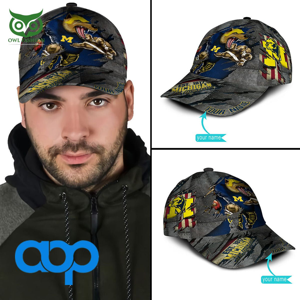 Michigan Wolverines New 2023 Personalized NCAA Printed Cap