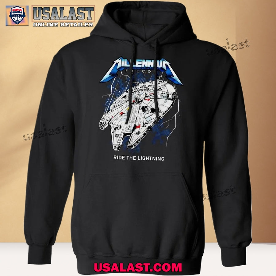 Millennium Falcon Ride The Lightning Unisex T-Shirt