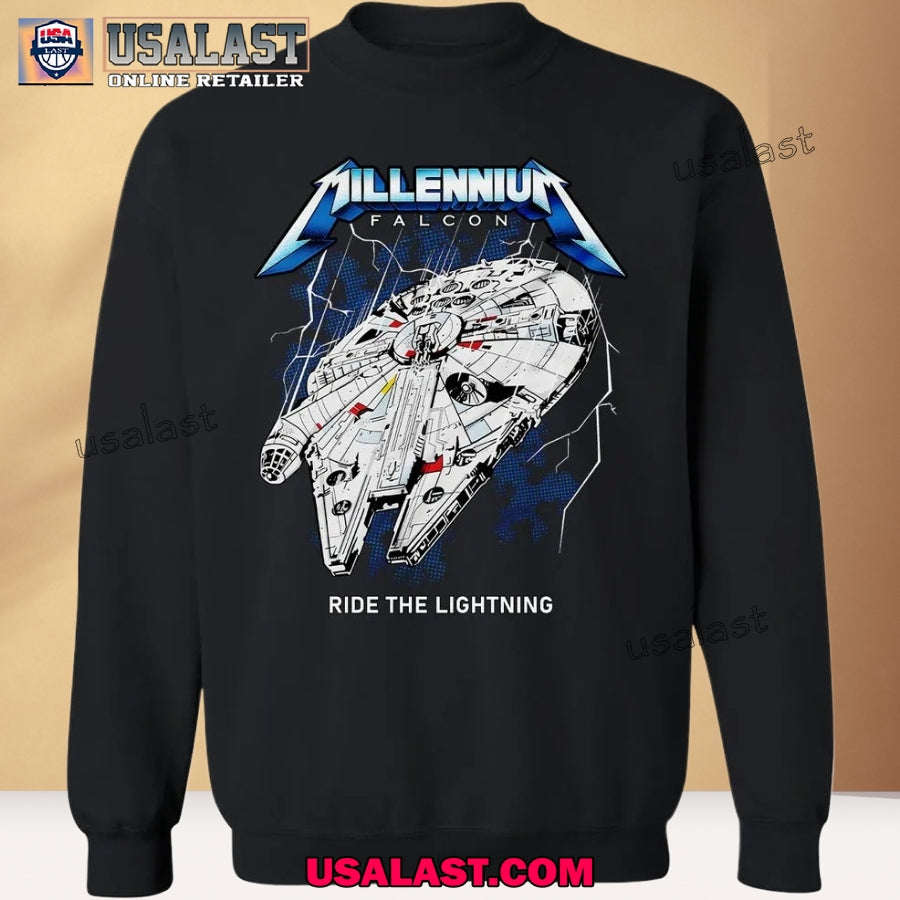 Millennium Falcon Ride The Lightning Unisex T-Shirt