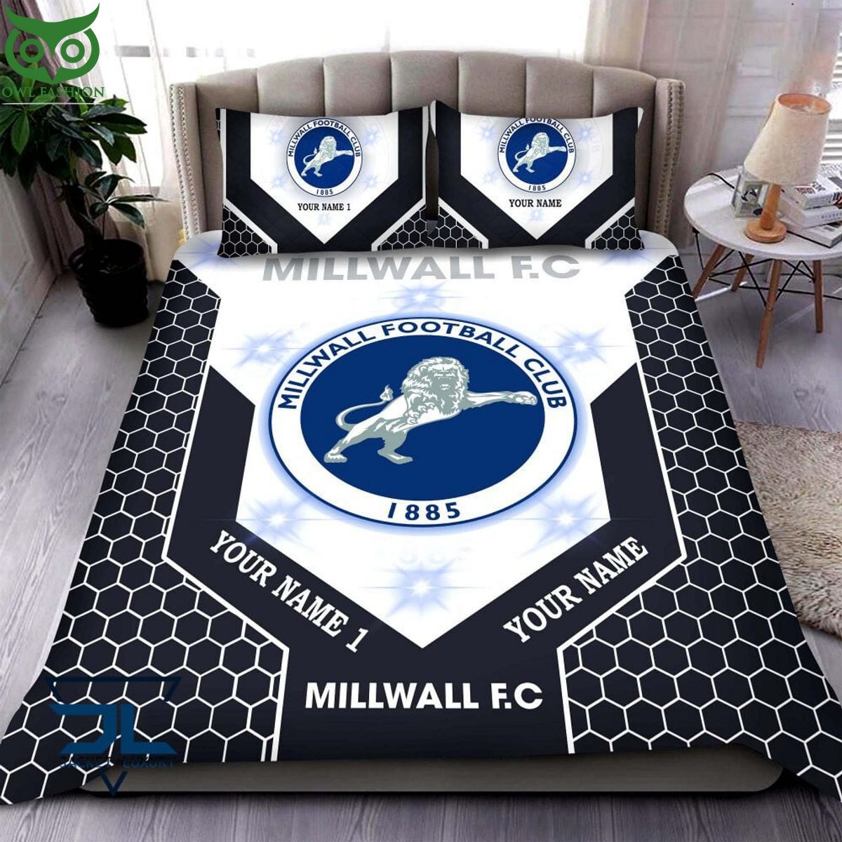 Millwall F.C EFL Champion Customized Bedding Set