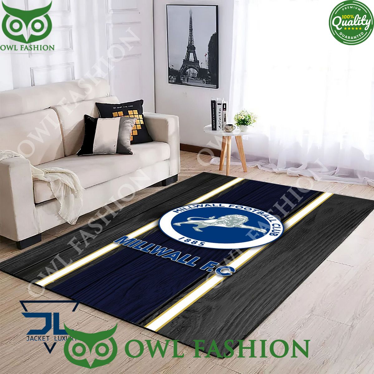 Millwall F.C EFL Football Living room Rug Carpet Decor