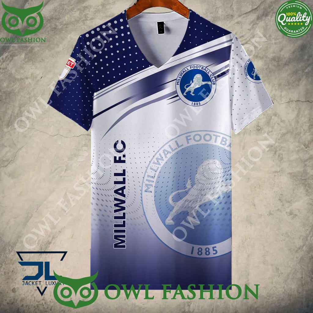 Millwall F.C Logo New Design 2024 3D Hoodie Tshirt