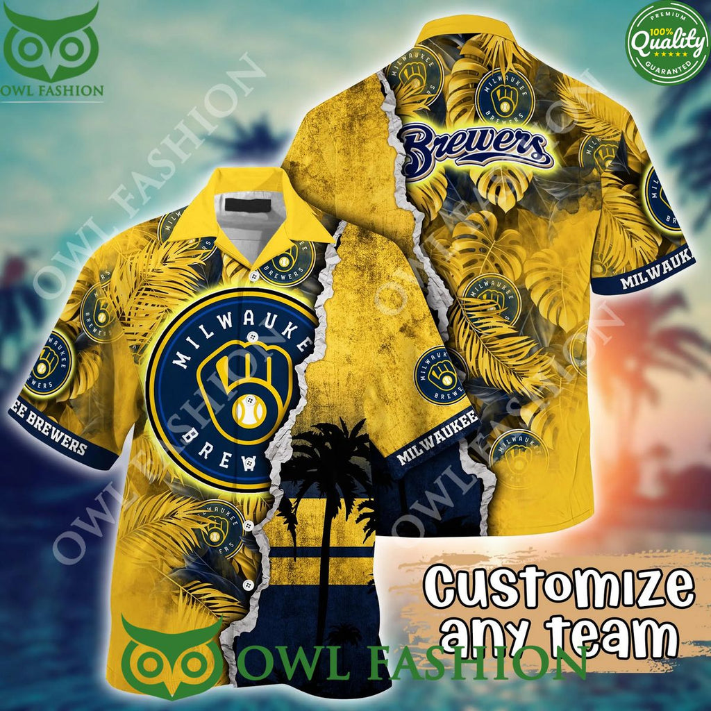Milwaukee Brewers MLB Hawaiian Shirt Aloha Summer