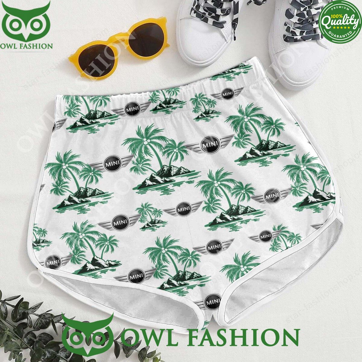 Mini Trending Motor Brand 2024 Custom Color Hawaiian Shirt and Shorts