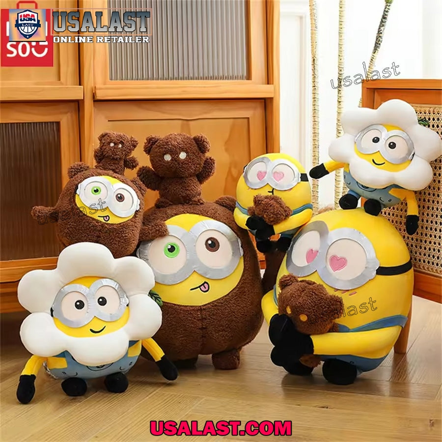 Minion Plush Doll – Cute Transformed Cartoon Toy for Bedroom & Sofa Decoration