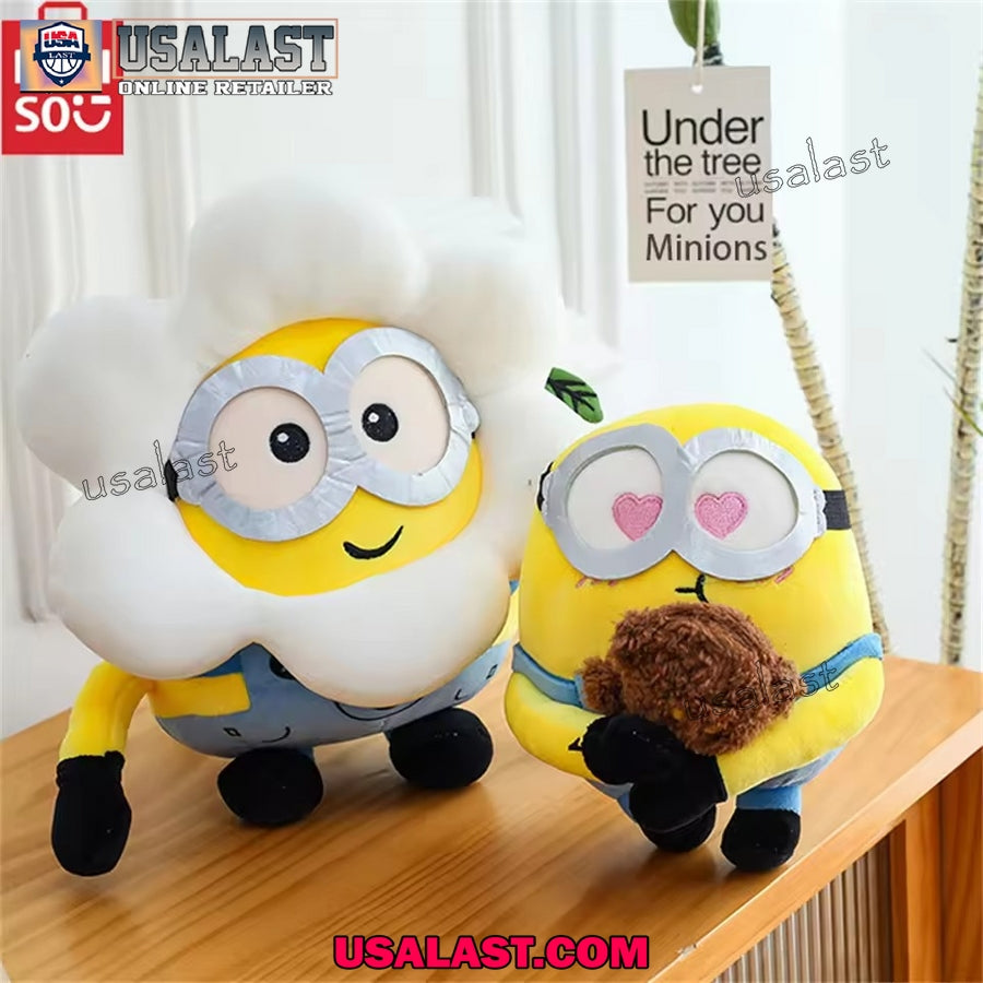 Minion Plush Doll – Cute Transformed Cartoon Toy for Bedroom & Sofa Decoration