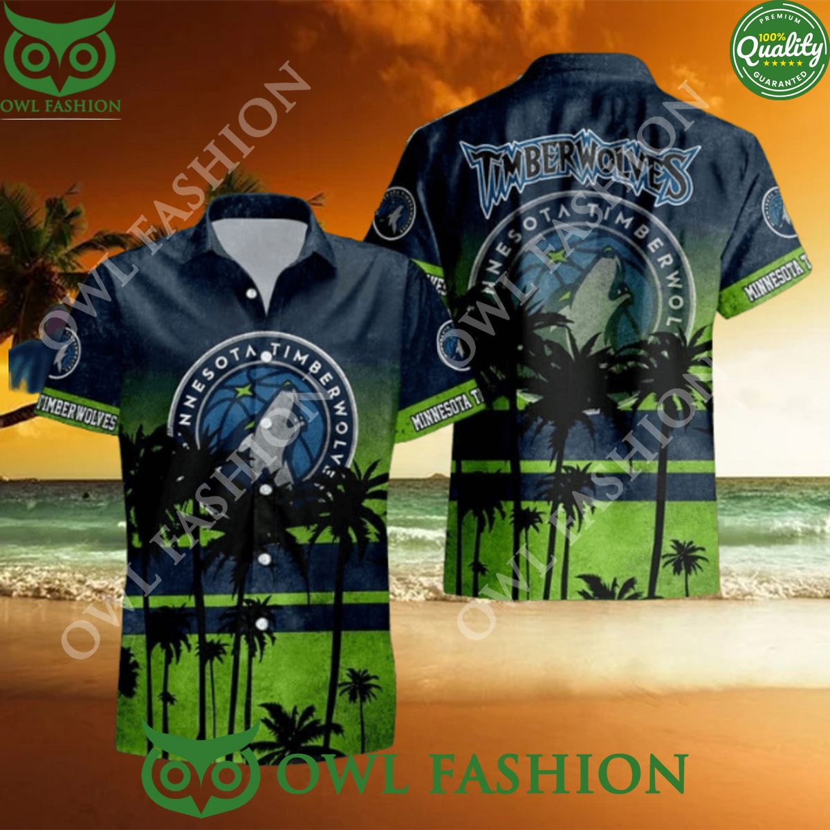 Minnesota Timberwolves NBA Floral Flower Hawaiian Shirt