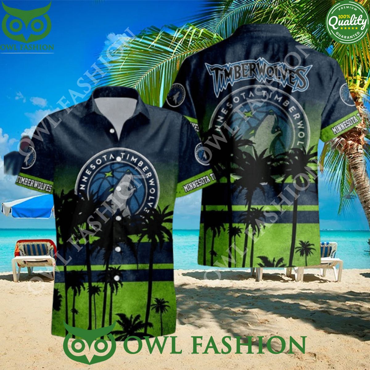 Minnesota Timberwolves NBA Floral Flower Hawaiian Shirt