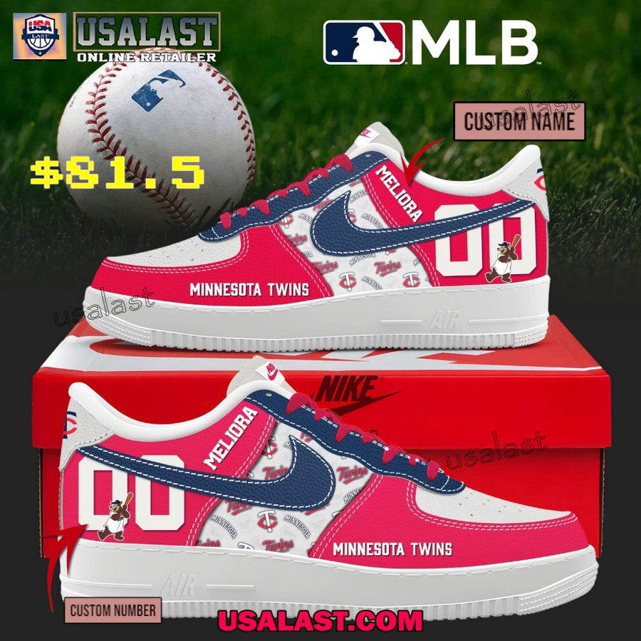 Minnesota Twins Personalized Air Force 1 Shoes