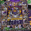Minnesota Vikings 65 Seasons 65th Anniversary 1960-2025 New Fleece Blanket
