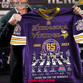 Minnesota Vikings 65th Anniversary 1960-2025 V-neck Jersey Shirt