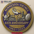 Minnesota Vikings 65th Anniversary Commemorative Coin