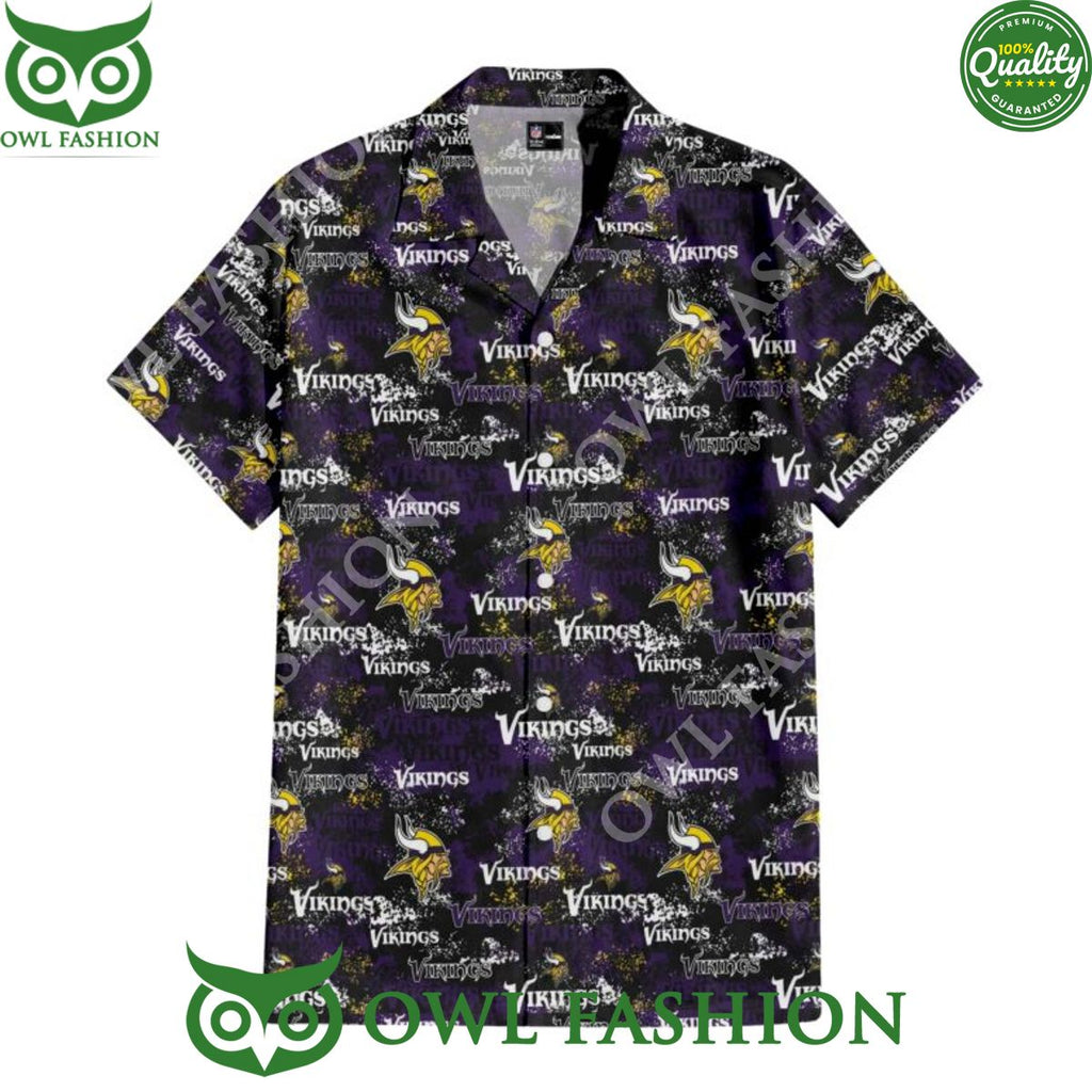 Minnesota Vikings Norse Legend Purple Hawaiian Shirt
