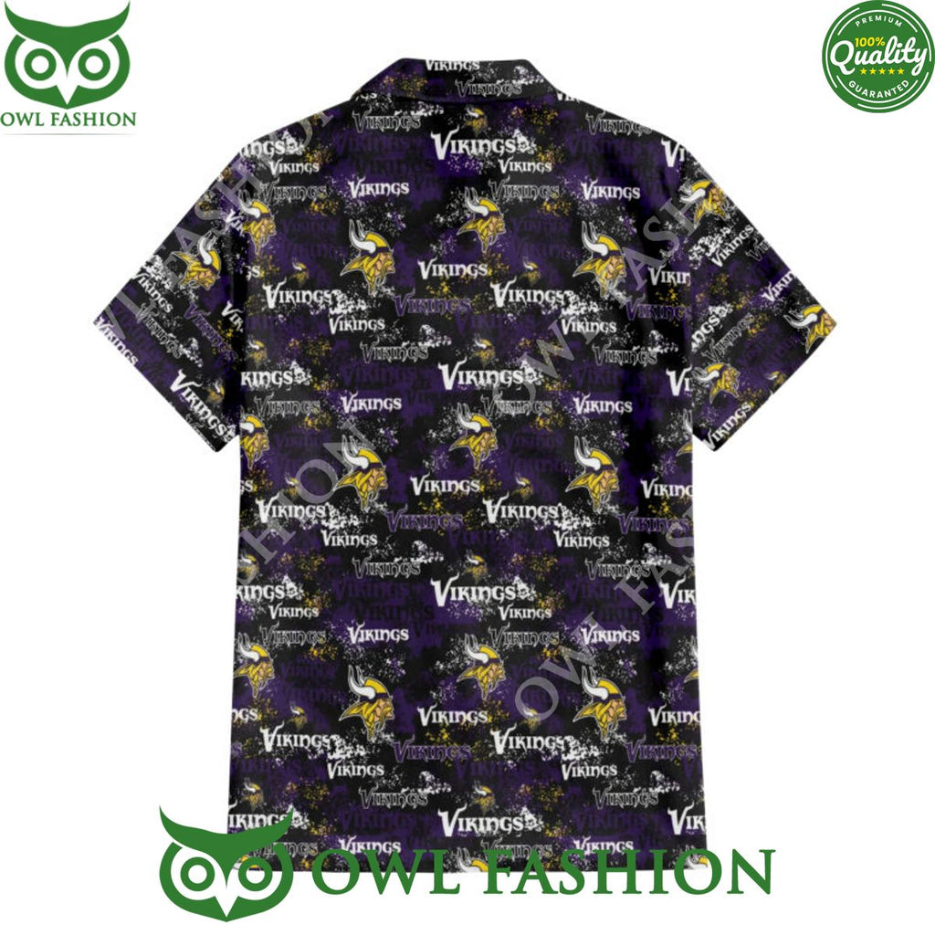 Minnesota Vikings Norse Legend Purple Hawaiian Shirt