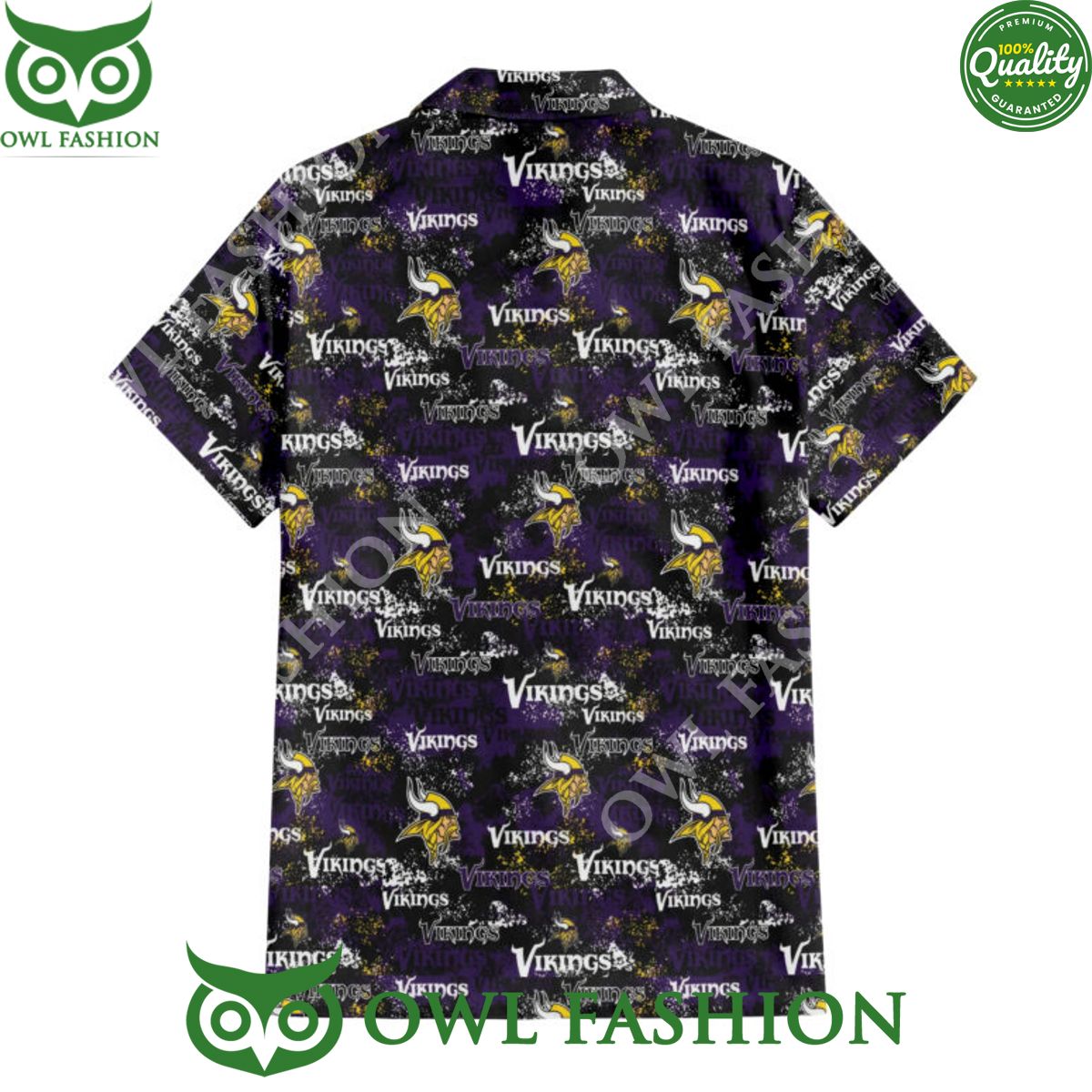 Minnesota Vikings Norse Legend Purple Hawaiian Shirt