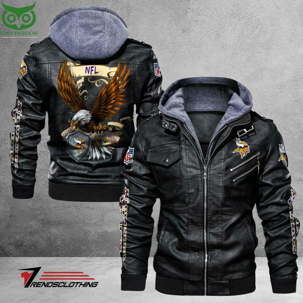 Minnesota Vikings Trending 2D Leather Jacket