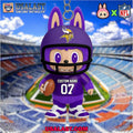 Minnesota Vikings x Labubu Monster Custom Acrylic Keychain, Decoration Ornament