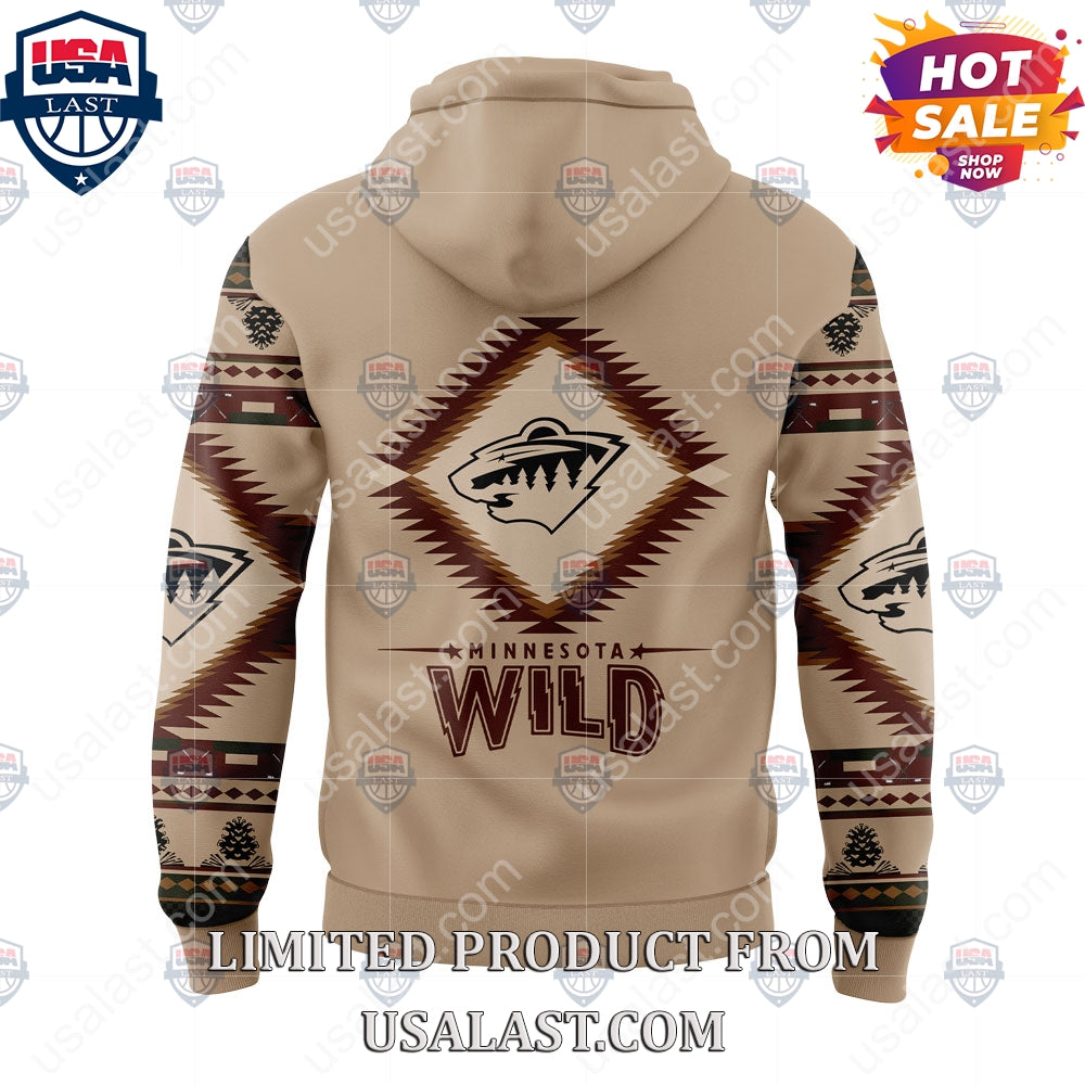 Minnesota Wild NHL Native American Heritage Month Hoodie