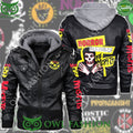 Misfits Horrow Business Leather Jacket AOP