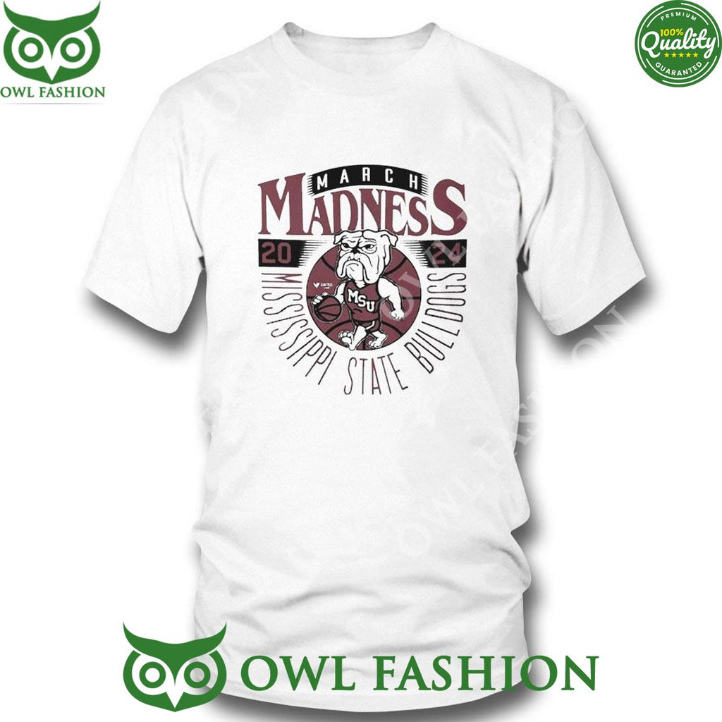 Mississippi State Bulldogs March Madness Mascot 2024 TShirt