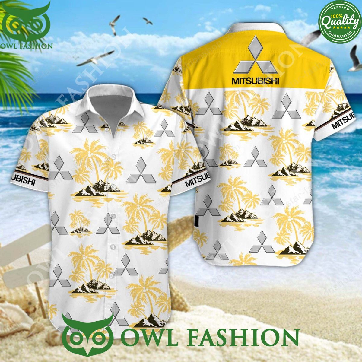 Mitsubishi Luxury Car Manufacturer Limited Hawaiian Shirt Shorts