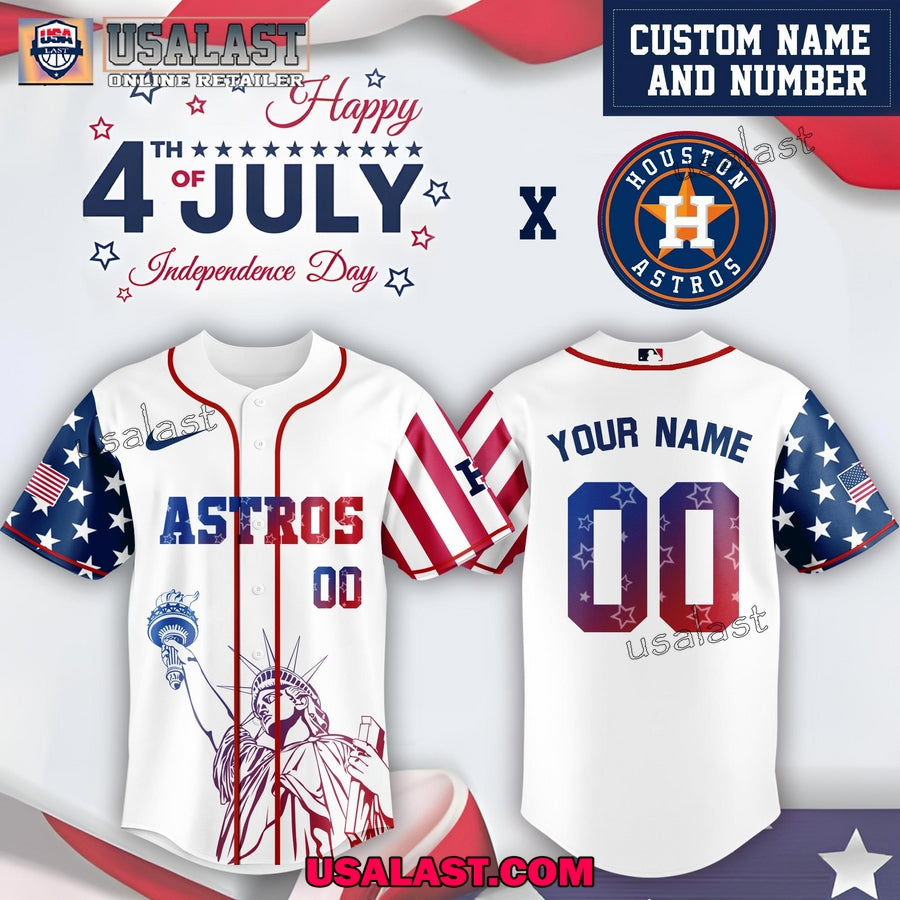 MLB All Teams Happy 4th Of July Custom Jersey Shirt 2025