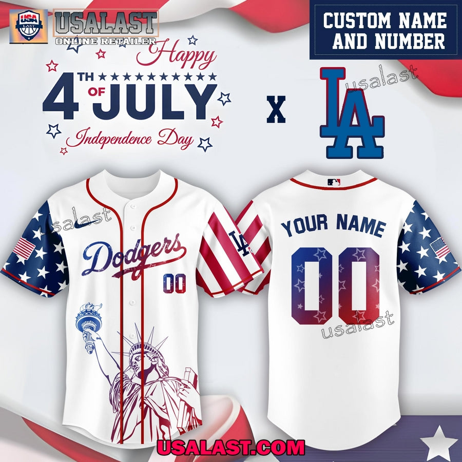 MLB All Teams Happy 4th Of July Custom Jersey Shirt 2025