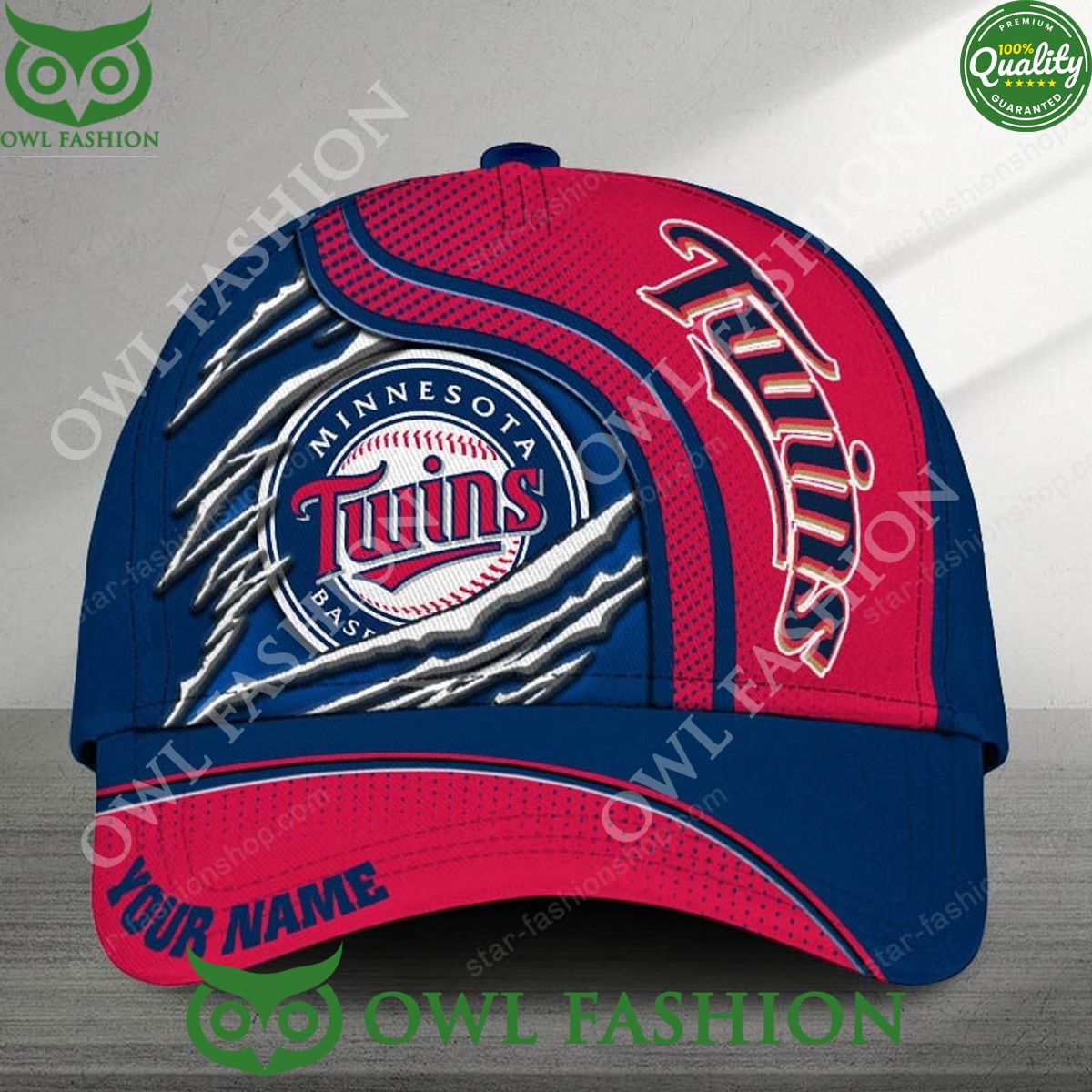 MLB Minnesota Twins Customized Classic Cap