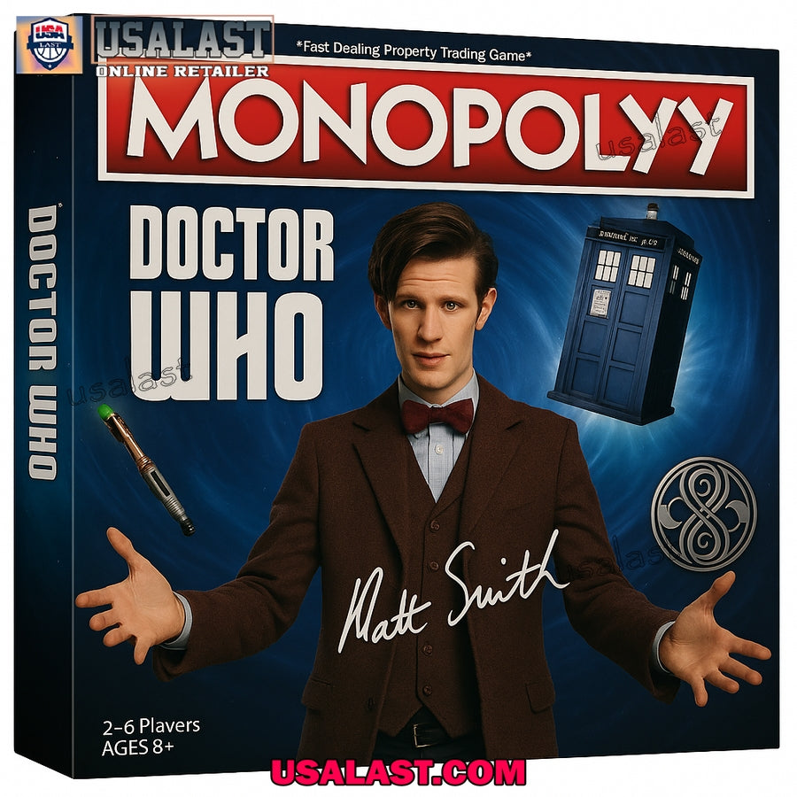 Monopoly Doctor Who Time and Space Game Board