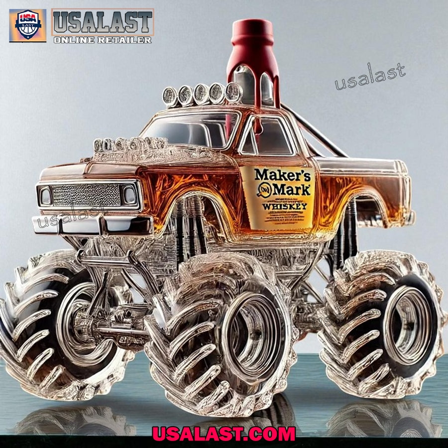 Monster Jam 2025 Whiskey Decanter