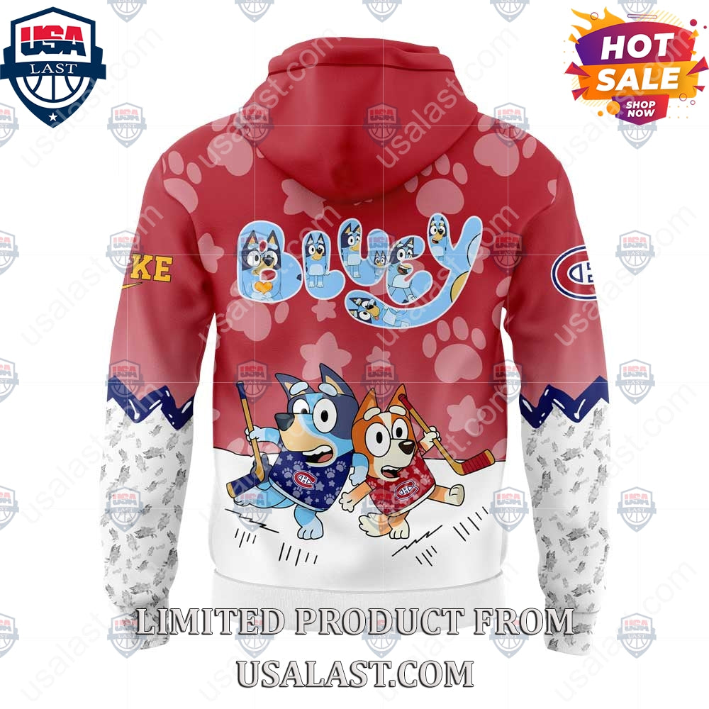 Montreal Canadiens NHL Bluey and Bingo Hoodie