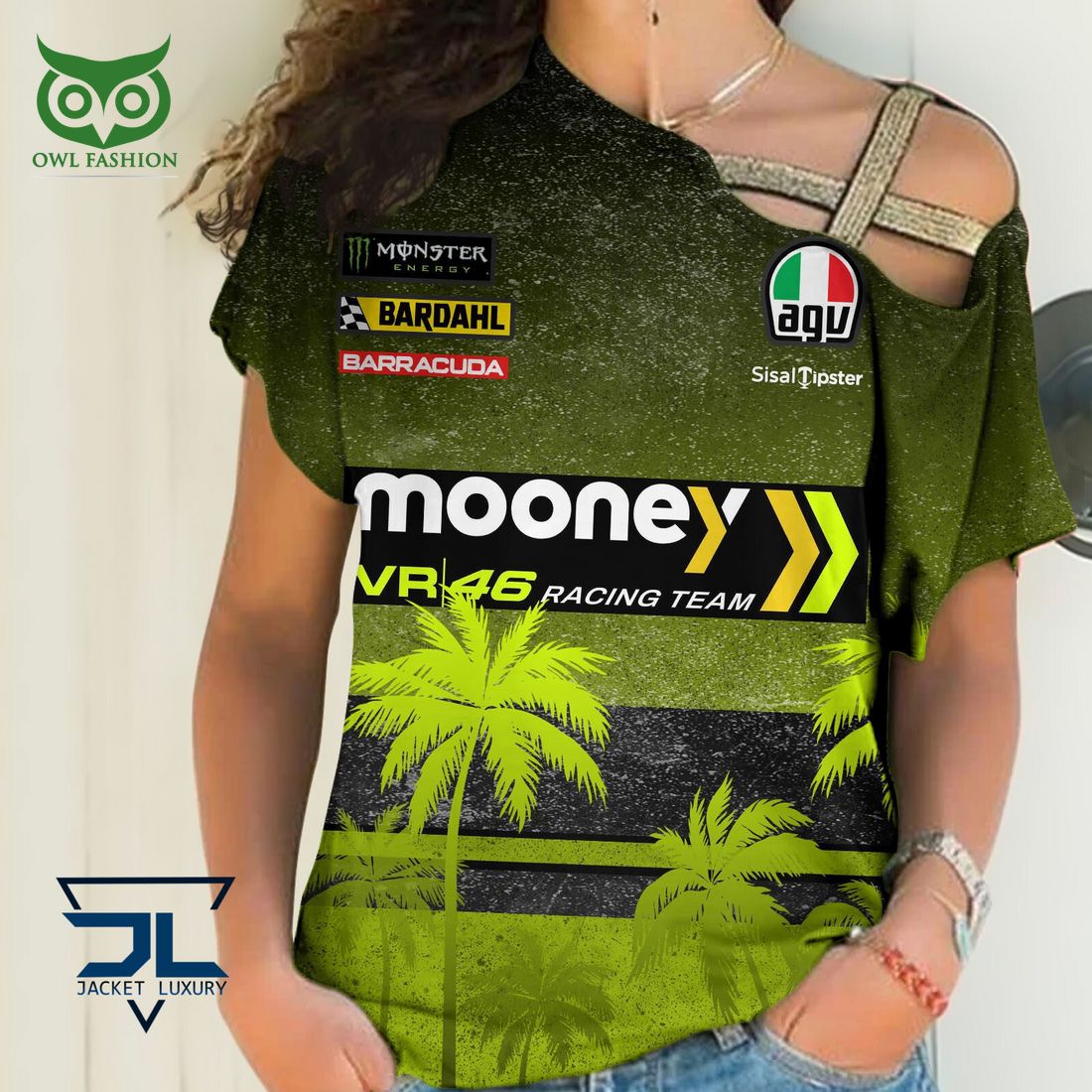 Mooney VR46 Racing Team Grand Prix Motogp Racing Hawaiian Shirt