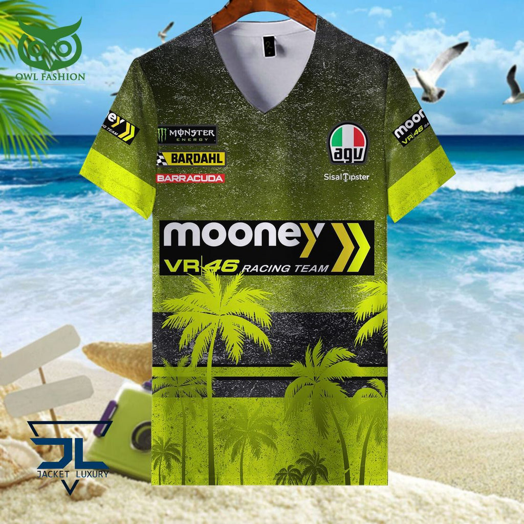 Mooney VR46 Racing Team Grand Prix Motogp Racing Hawaiian Shirt