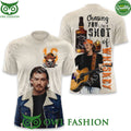 Morgan Wallen Chasing you like a shot of JD whiskey t shirt