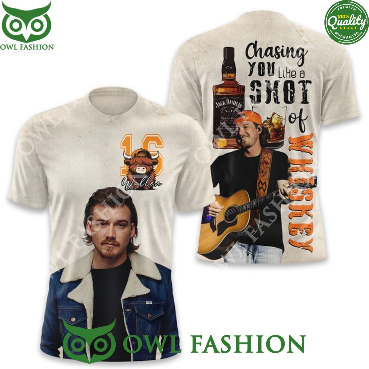 Morgan Wallen Chasing you like a shot of JD whiskey t shirt