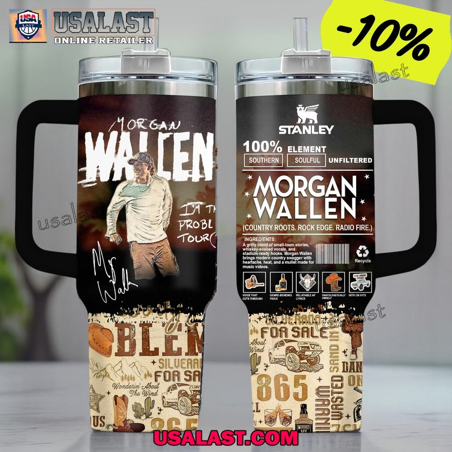 Morgan Wallen Inspired Stanley 40oz Tumbler
