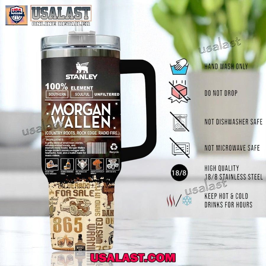 Morgan Wallen Inspired Stanley 40oz Tumbler