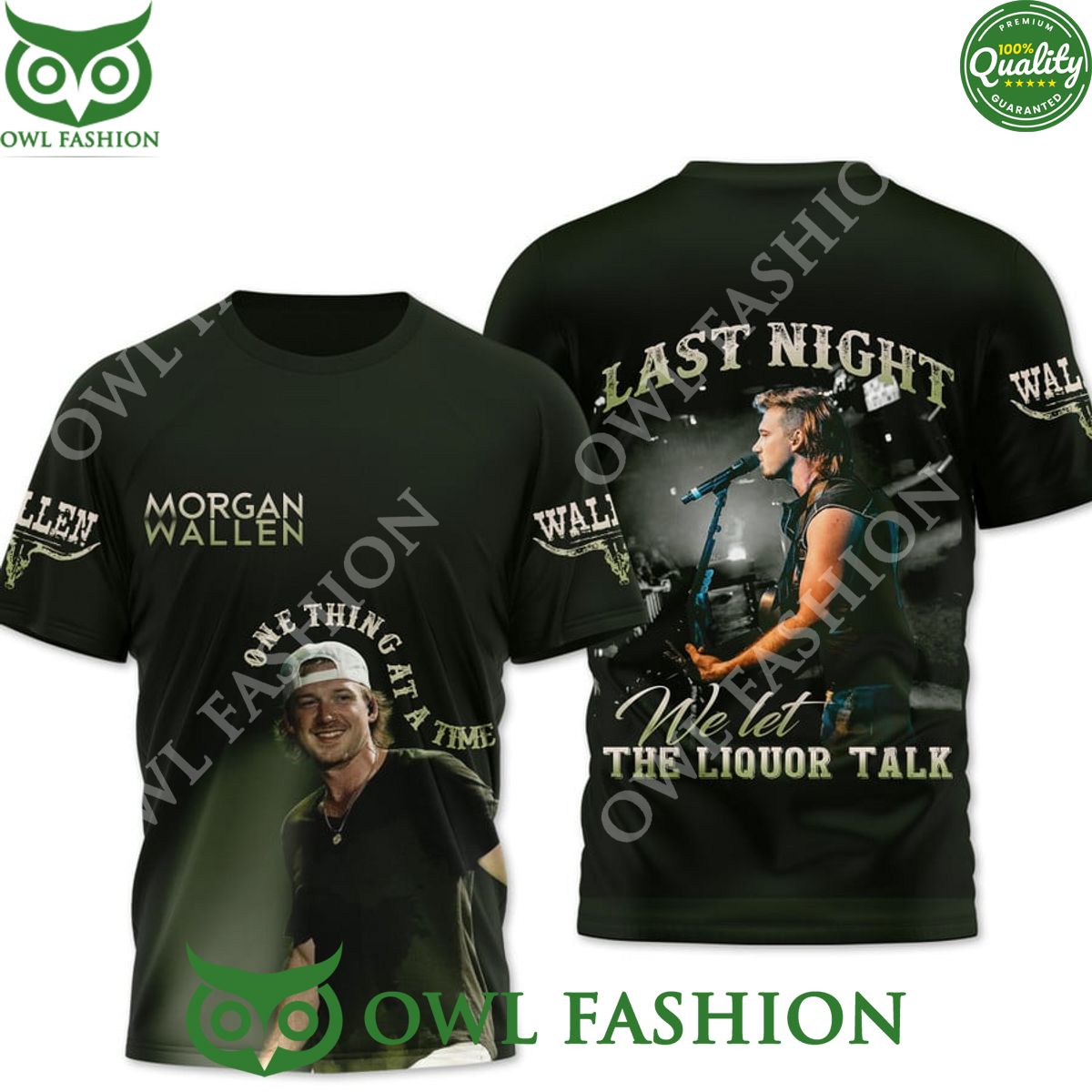 Morgan Wallen one thing at a time last night we let the liquor talk t shirt