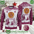 Motherwell F.C. SPFL Scottish Snow Fall Pine Ugly sweater jumper