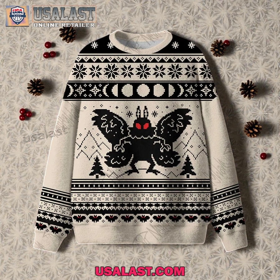 Mothman American Folklore Ugly Christmas Sweater