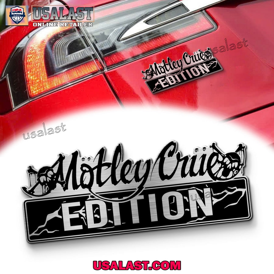 Motley Crue Edition 3D Engraved Car Name Emblem
