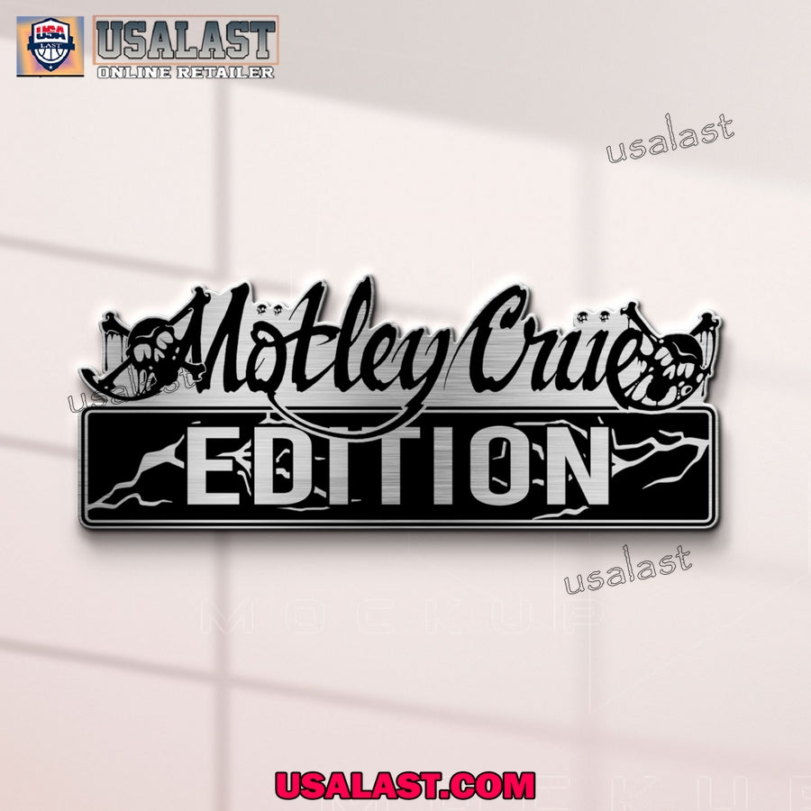 Motley Crue Edition 3D Engraved Car Name Emblem