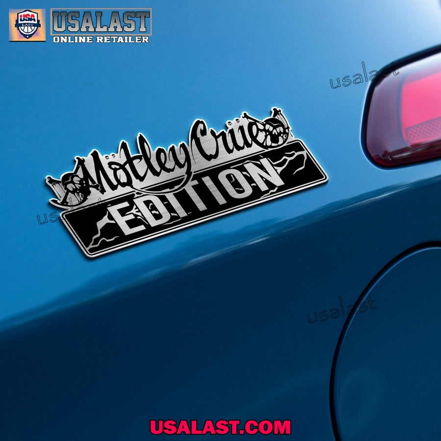Motley Crue Edition 3D Engraved Car Name Emblem