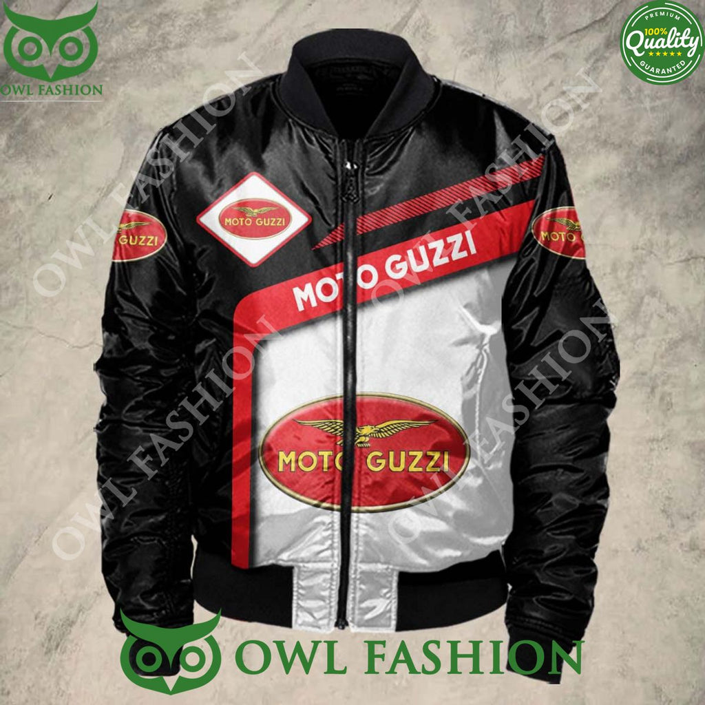 Moto Guzzi Car Bomber Jacket Printed